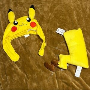 BOGO ‼️ NWT Pikachu Hat and Tail Set